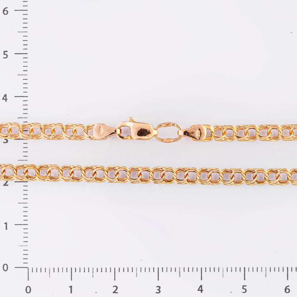 Цепь из красного золота 585 пробы