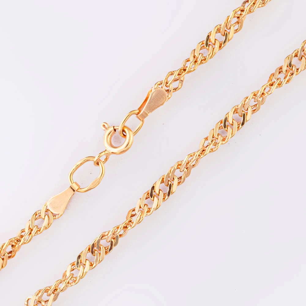 Цепь из красного золота 585 пробы