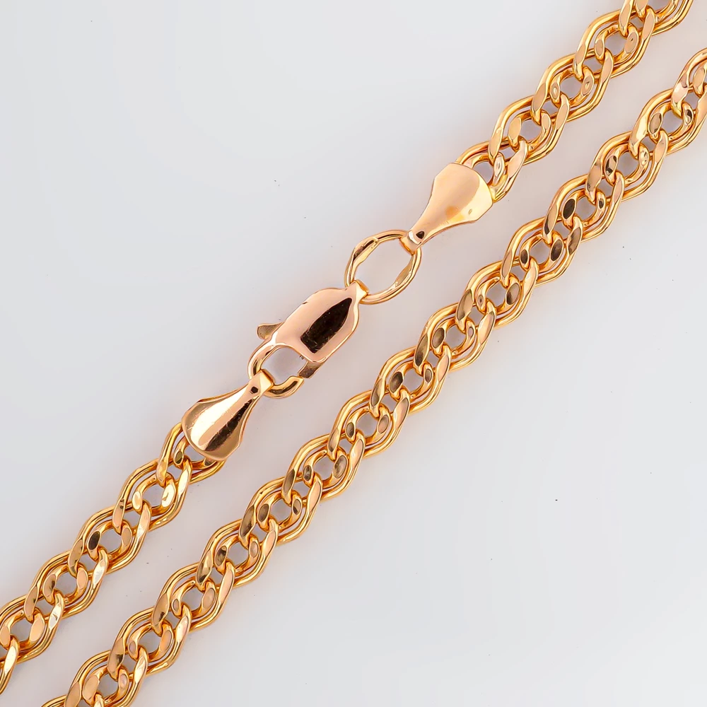 Цепь из красного золота 585 пробы