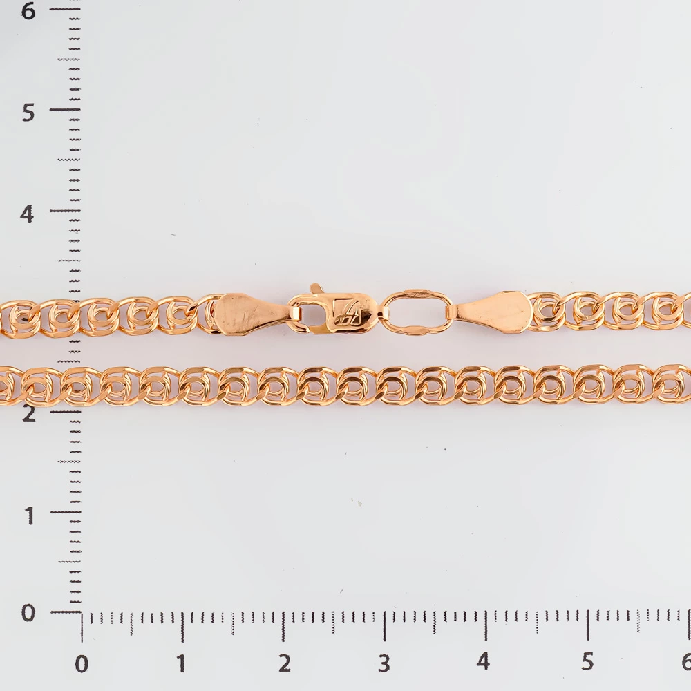 Цепь из красного золота 585 пробы