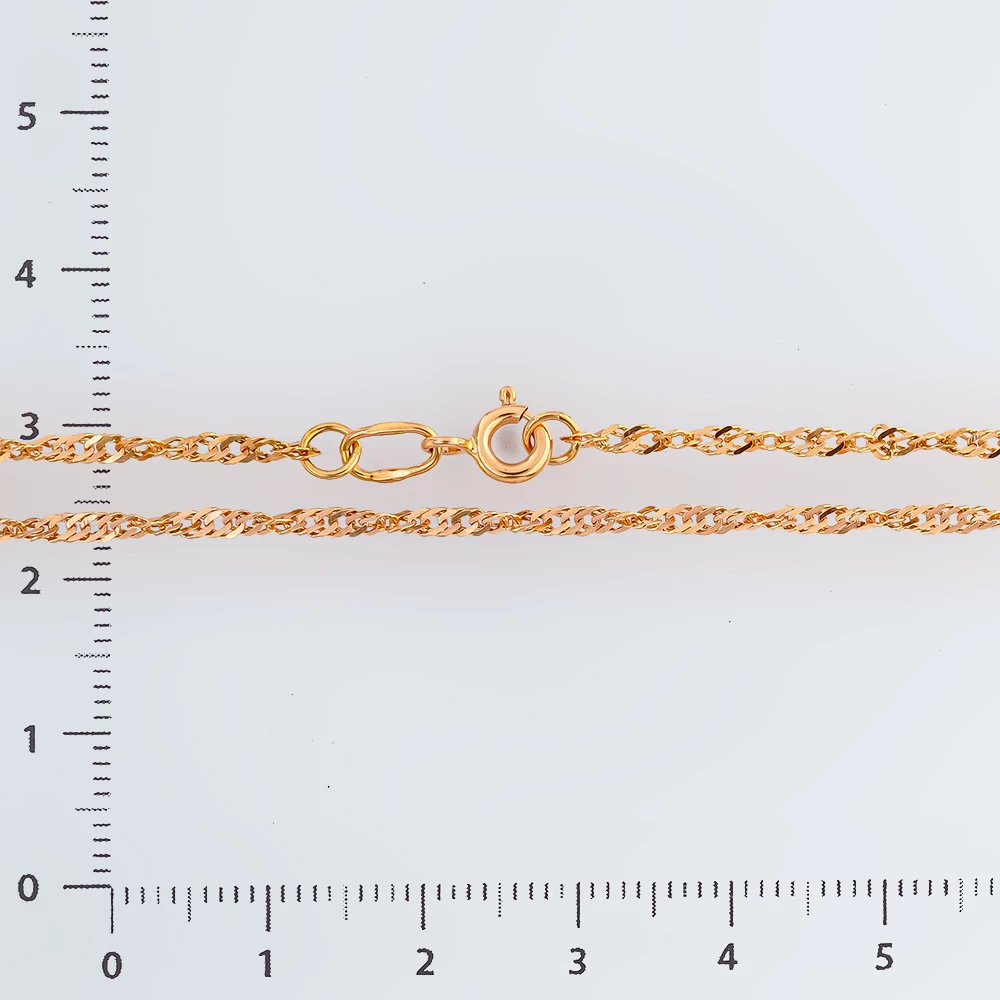 Цепь из красного золота 585 пробы