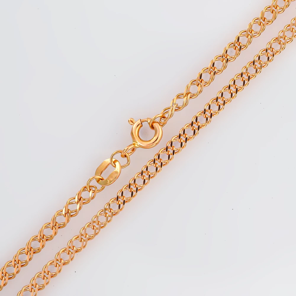 Цепь из красного золота 585 пробы