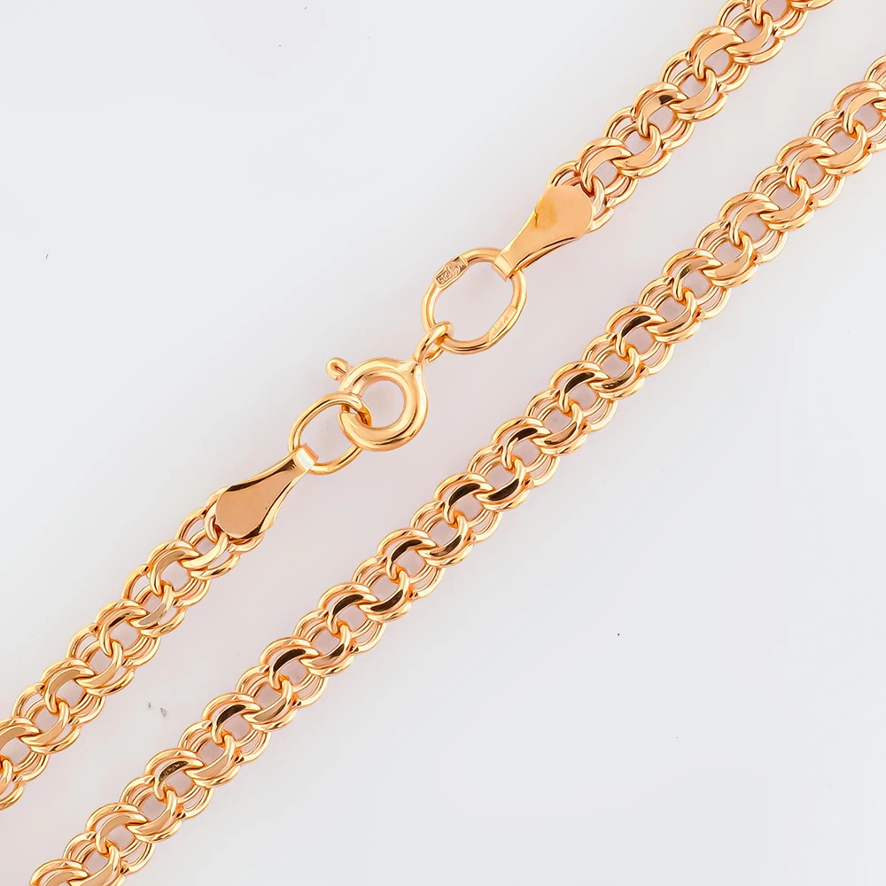 Цепь из красного золота 585 пробы