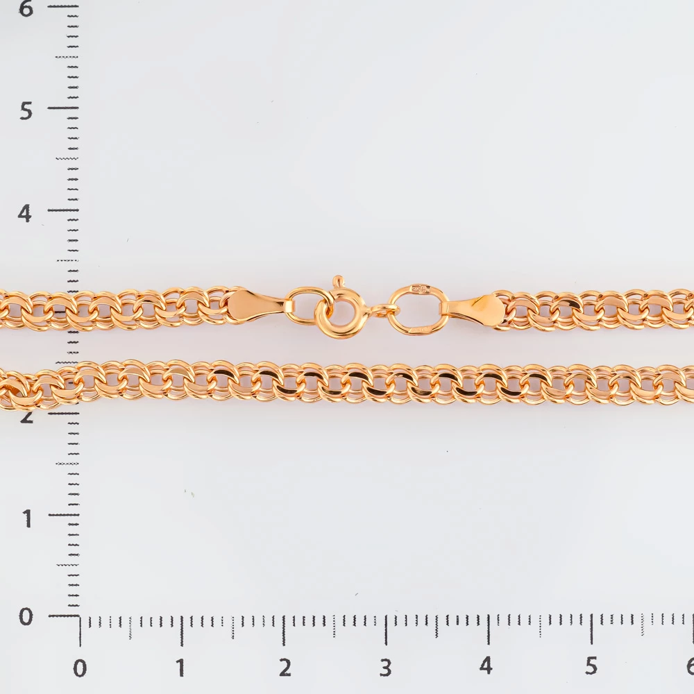 Цепь из красного золота 585 пробы