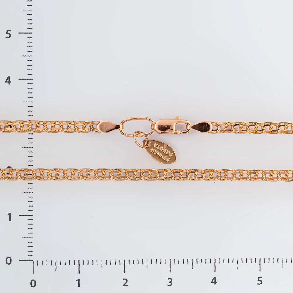 Цепь из красного золота 585 пробы