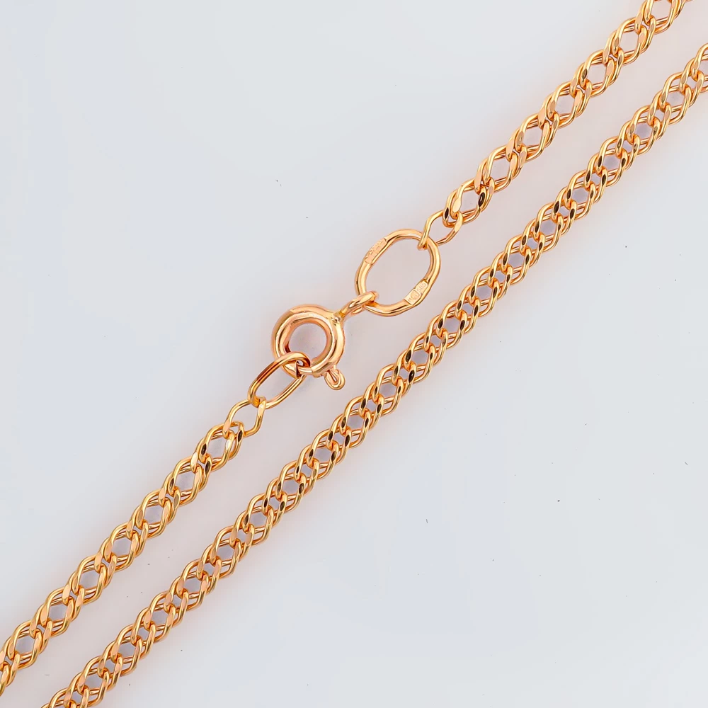 Цепь из красного золота 585 пробы