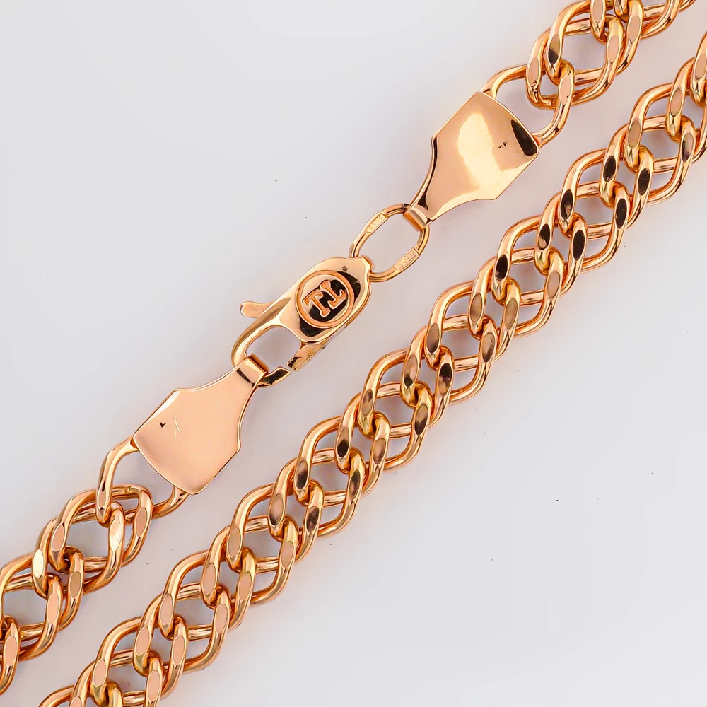 Цепь из красного золота 585 пробы