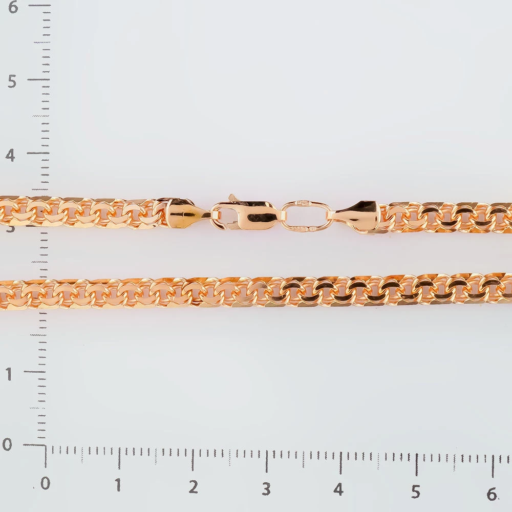 Цепь из красного золота 585 пробы