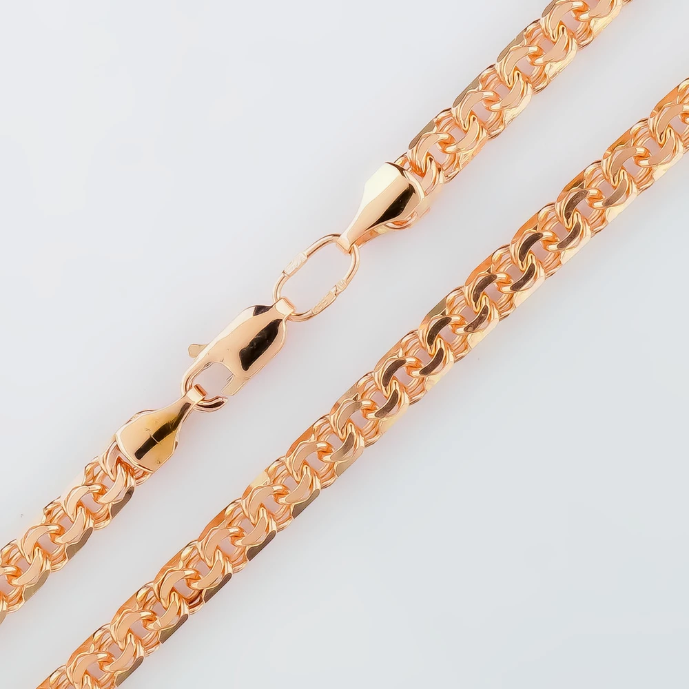 Цепь из красного золота 585 пробы