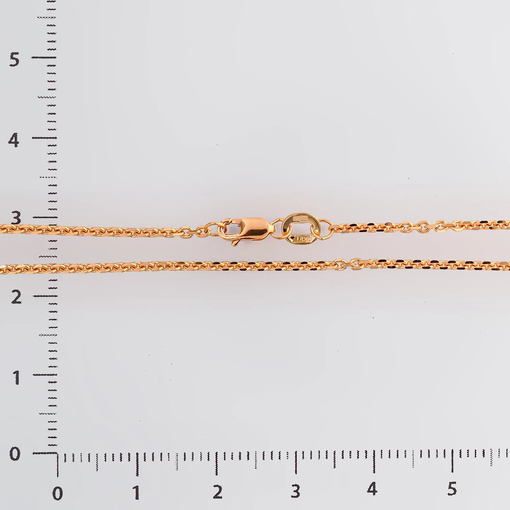Цепь из красного золота 585 пробы