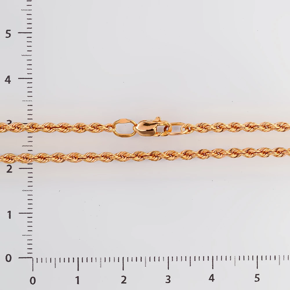 Цепь из красного золота 585 пробы