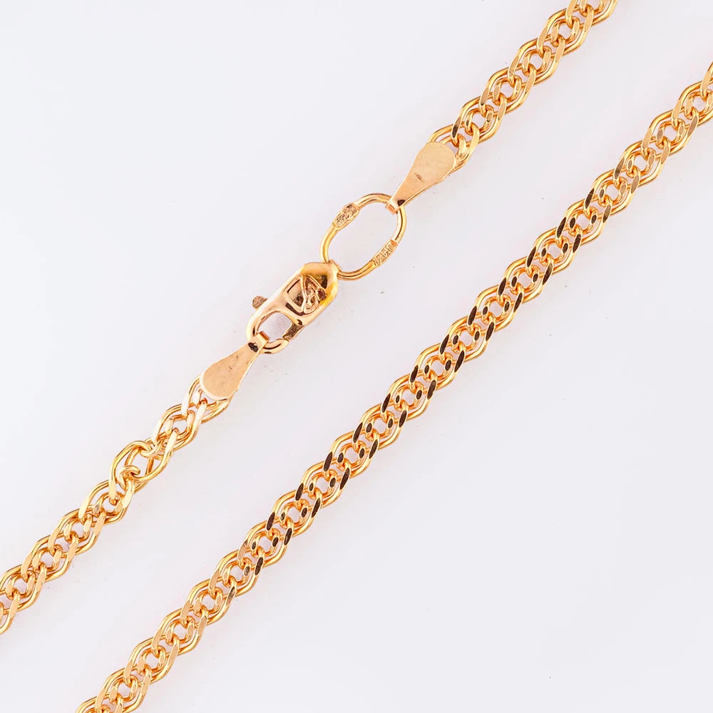 Цепь из красного золота 585 пробы