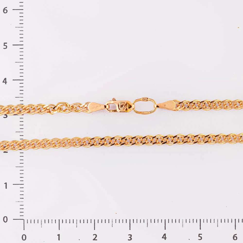 Цепь из красного золота 585 пробы