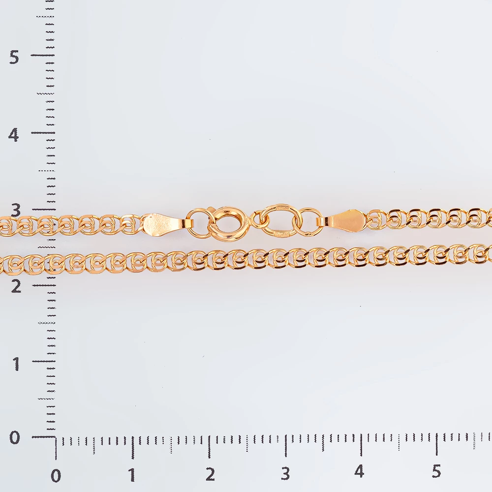 Цепь из красного золота 585 пробы