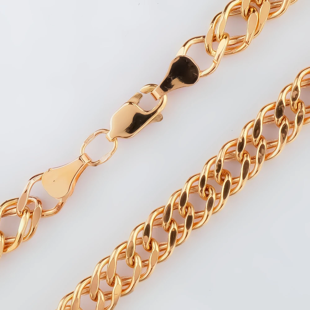 Цепь из красного золота 585 пробы