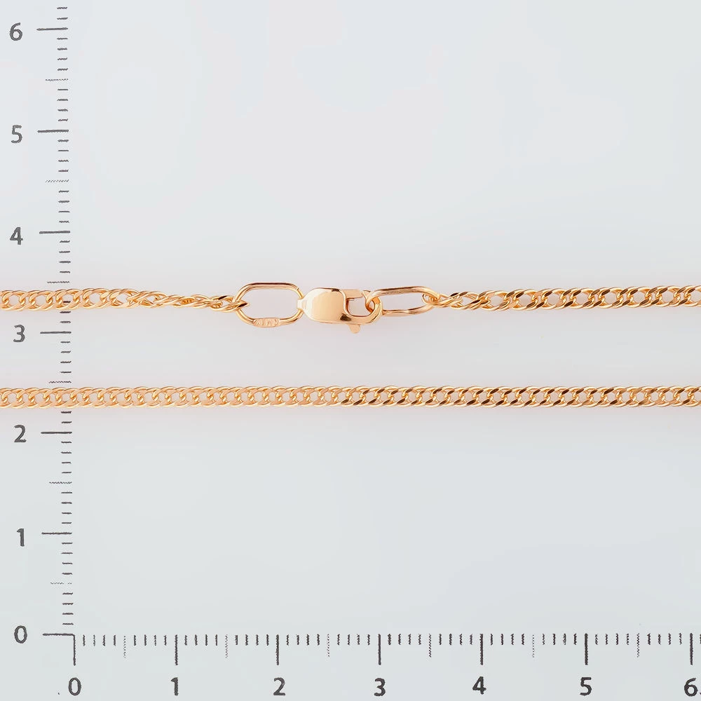 Цепь из красного золота 585 пробы