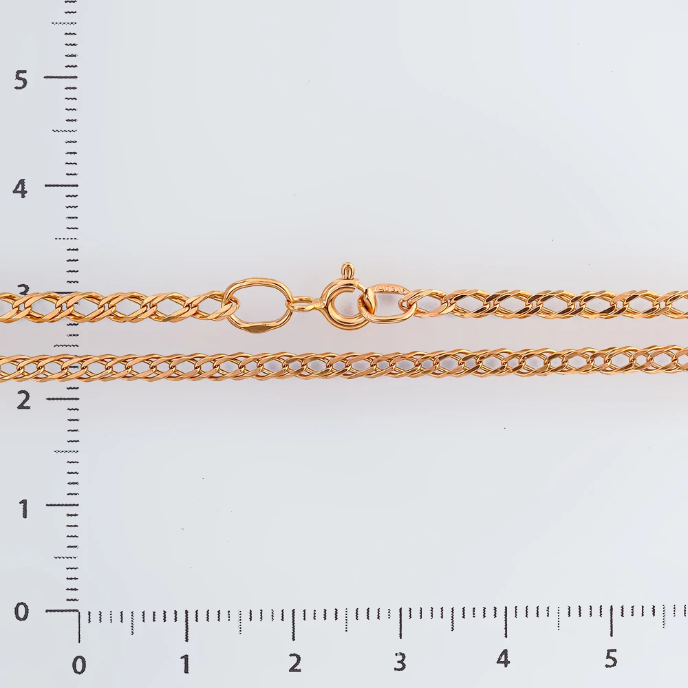 Цепь из красного золота 585 пробы