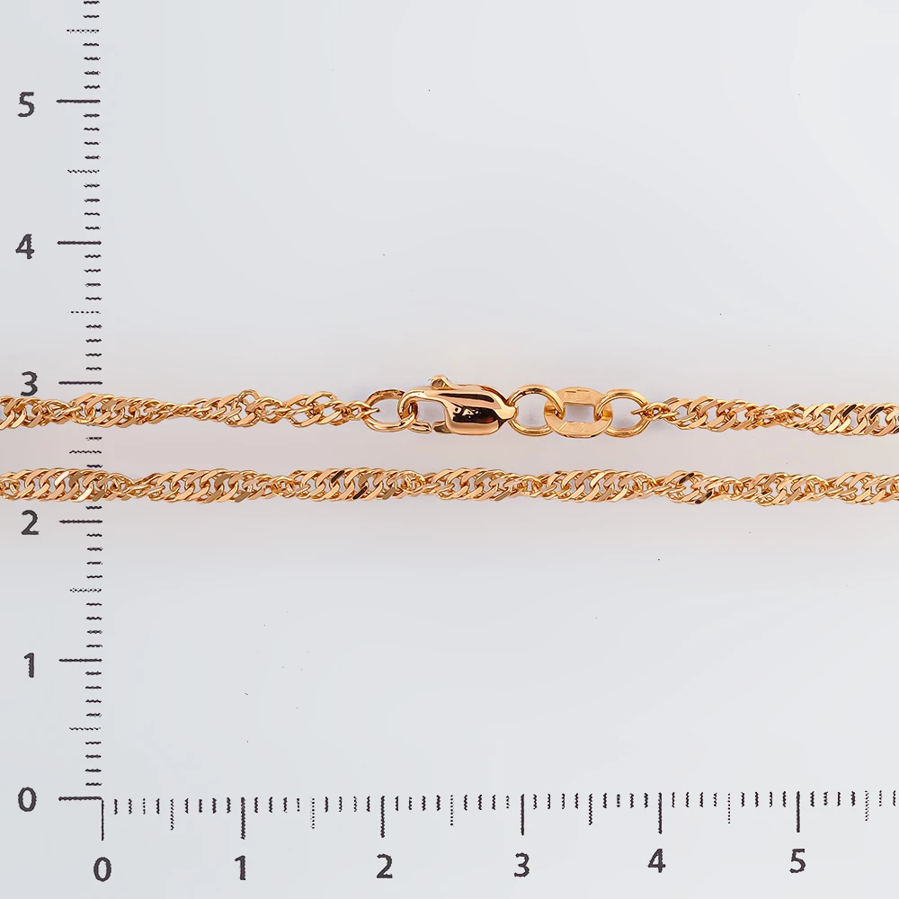 Цепь из красного золота 585 пробы