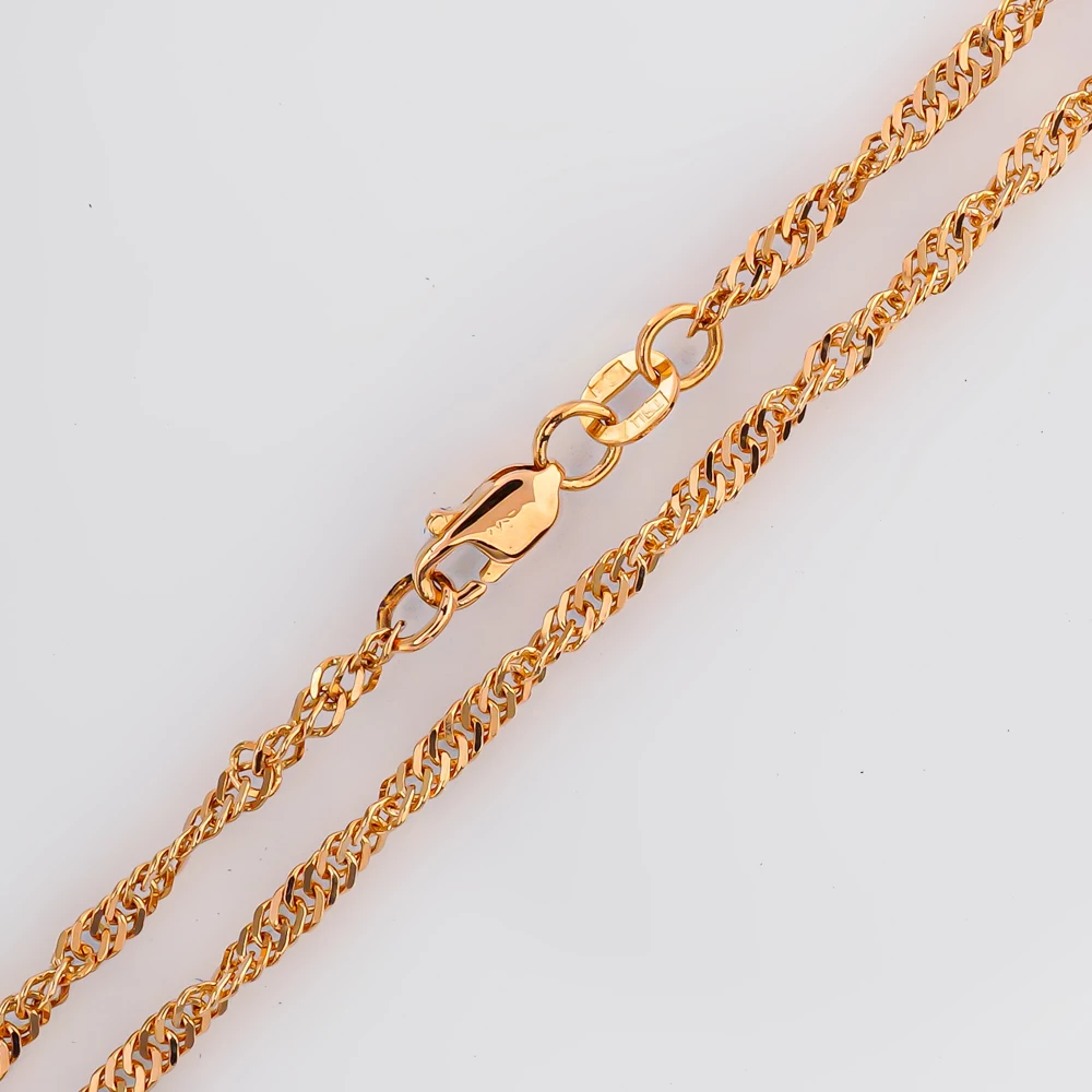 Цепь из красного золота 585 пробы