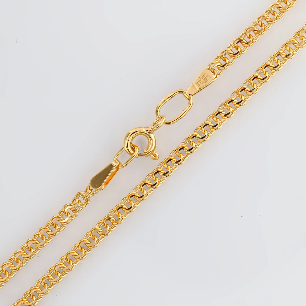 Цепь из желтого золота 585 пробы