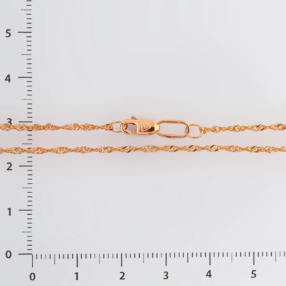 Цепь из красного золота 585 пробы