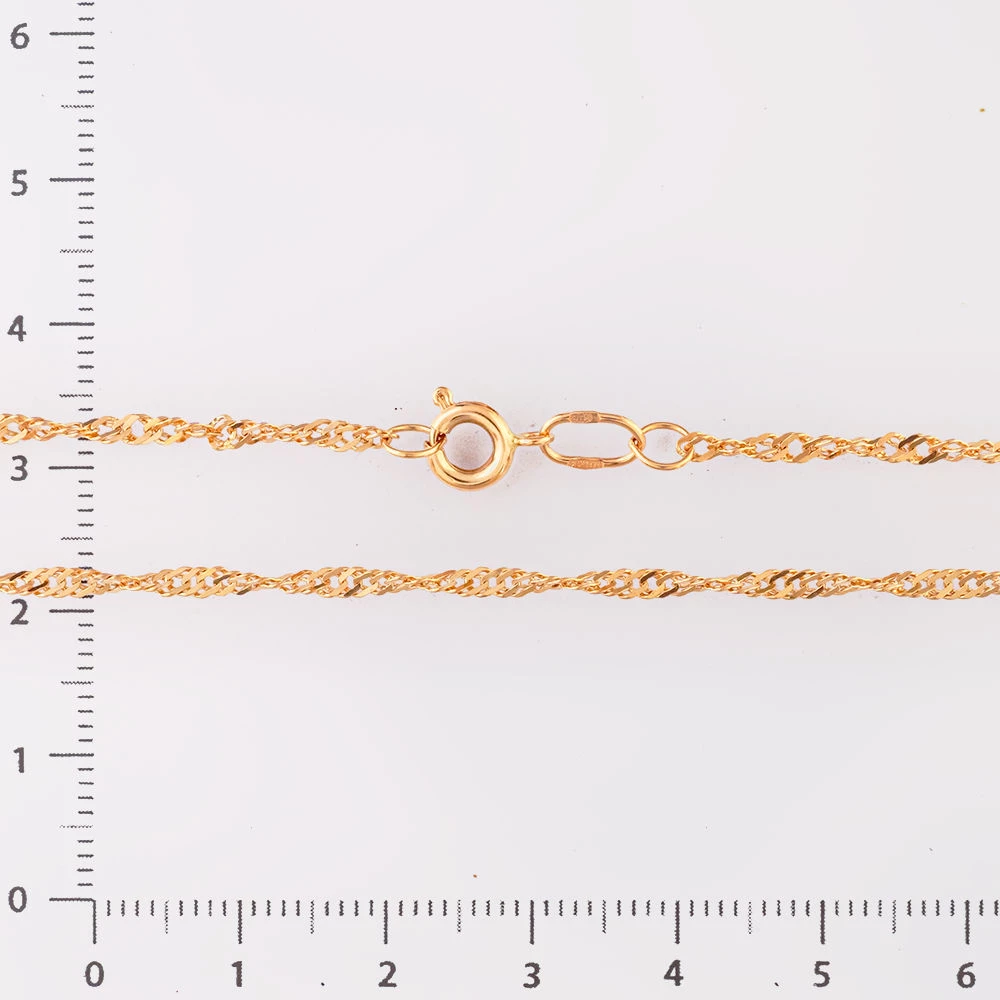 Цепь из красного золота 375 пробы