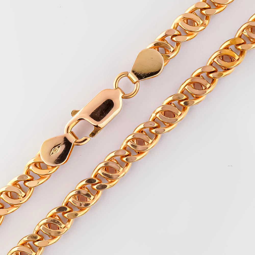 Цепь из красного золота 585 пробы