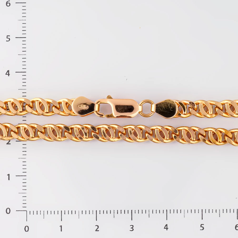 Цепь из красного золота 585 пробы