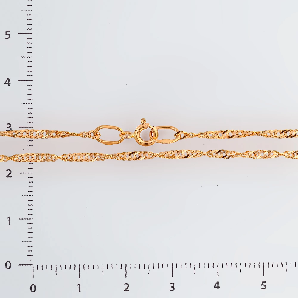 Цепь из красного золота 585 пробы