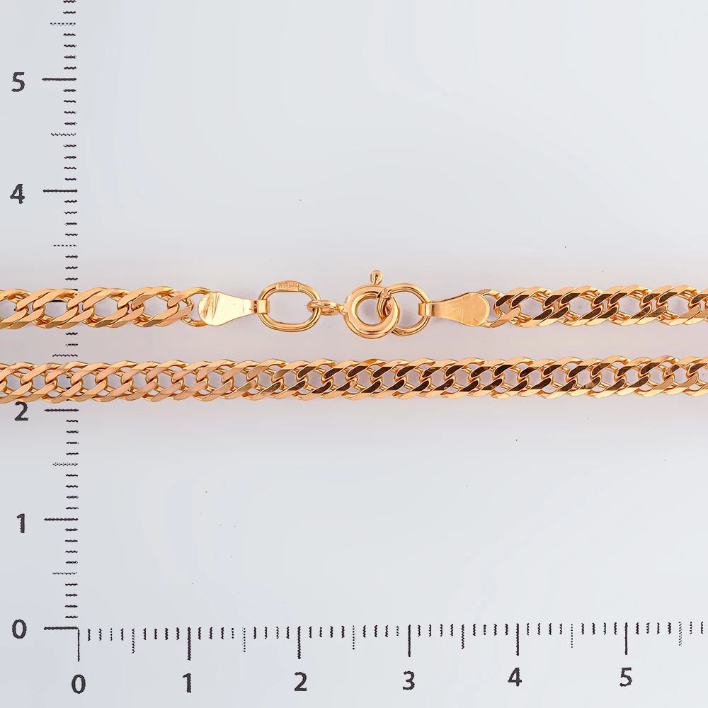 Цепь из красного золота 585 пробы