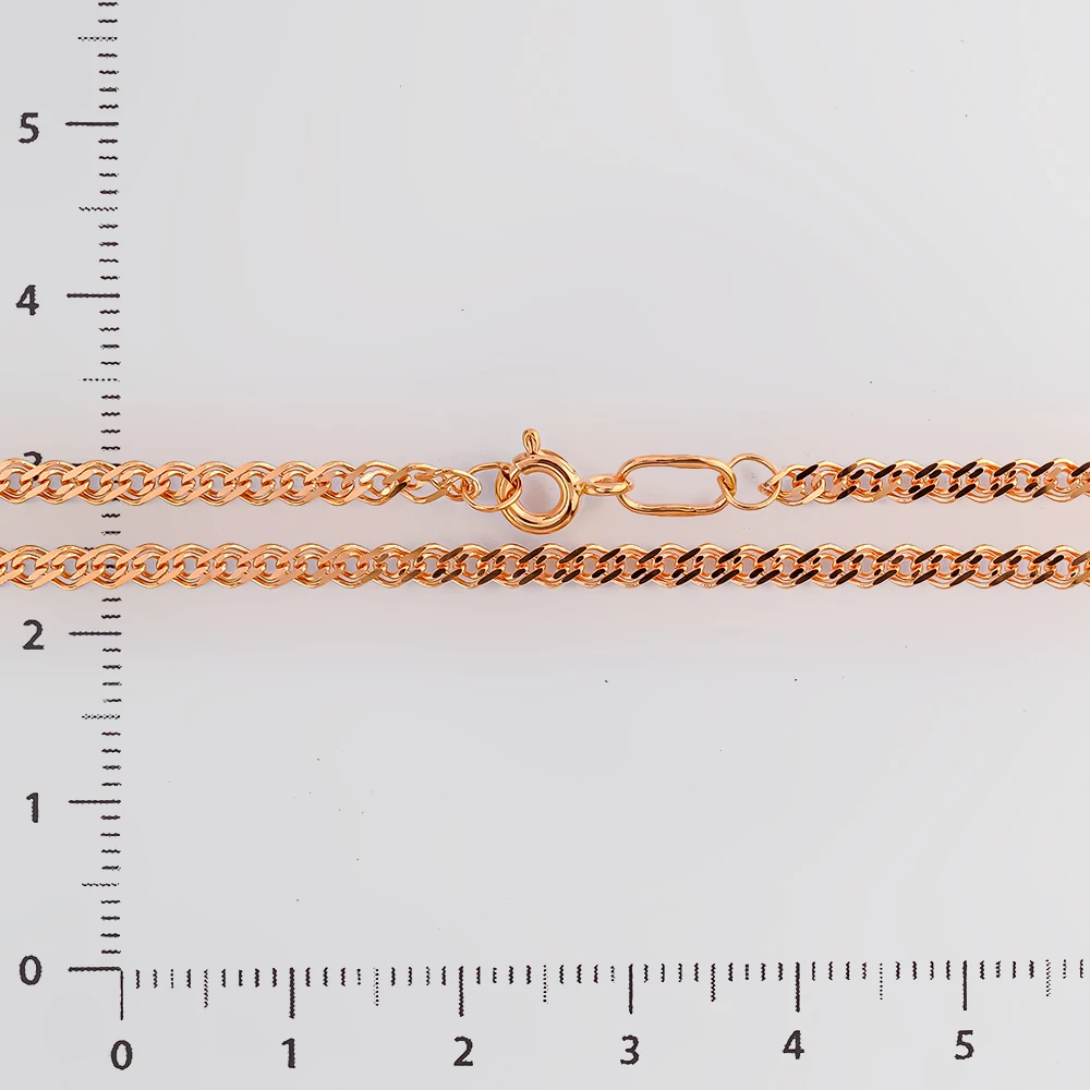 Цепь из красного золота 585 пробы
