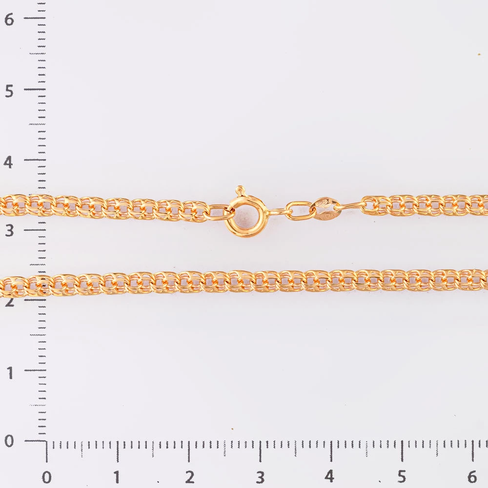 Цепь из красного золота 585 пробы