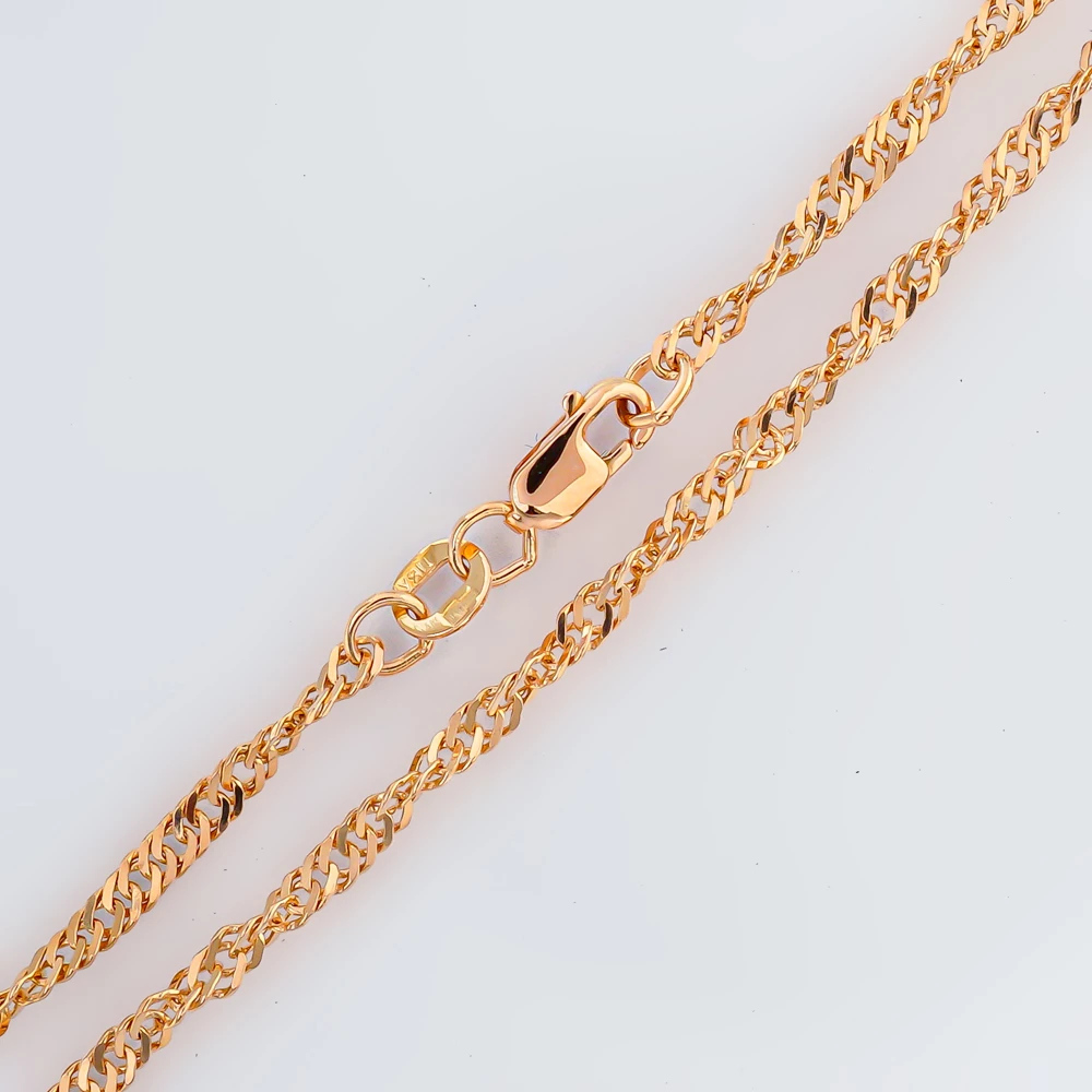 Цепь из красного золота 585 пробы