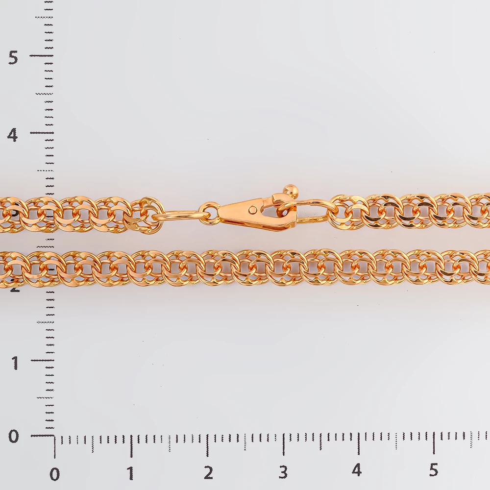 Цепь из красного золота 585 пробы