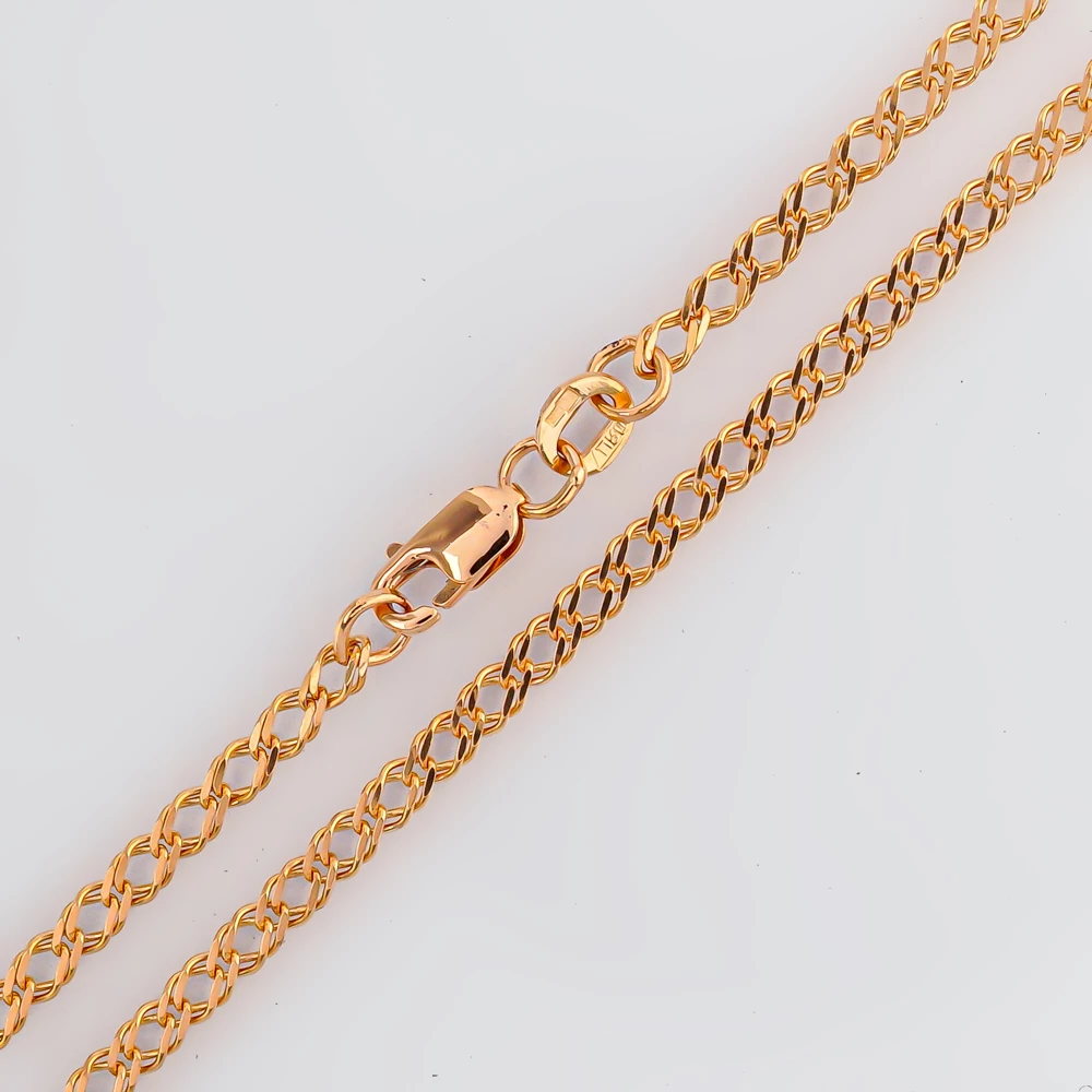 Цепь из красного золота 585 пробы