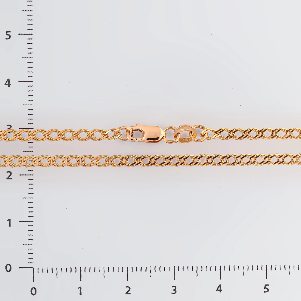 Цепь из красного золота 585 пробы