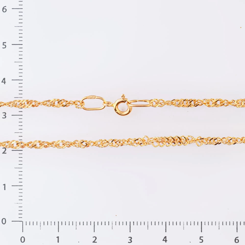 Цепь из красного золота 585 пробы