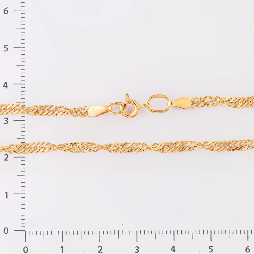 Цепь из красного золота 585 пробы