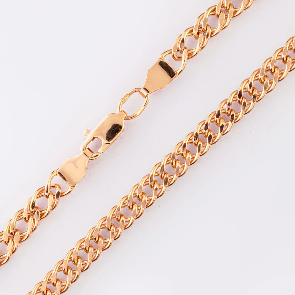 Цепь из красного золота 585 пробы