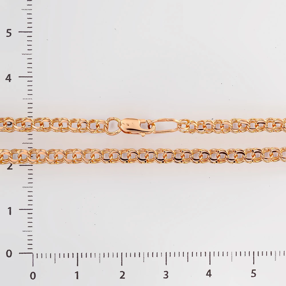 Цепь из красного золота 585 пробы