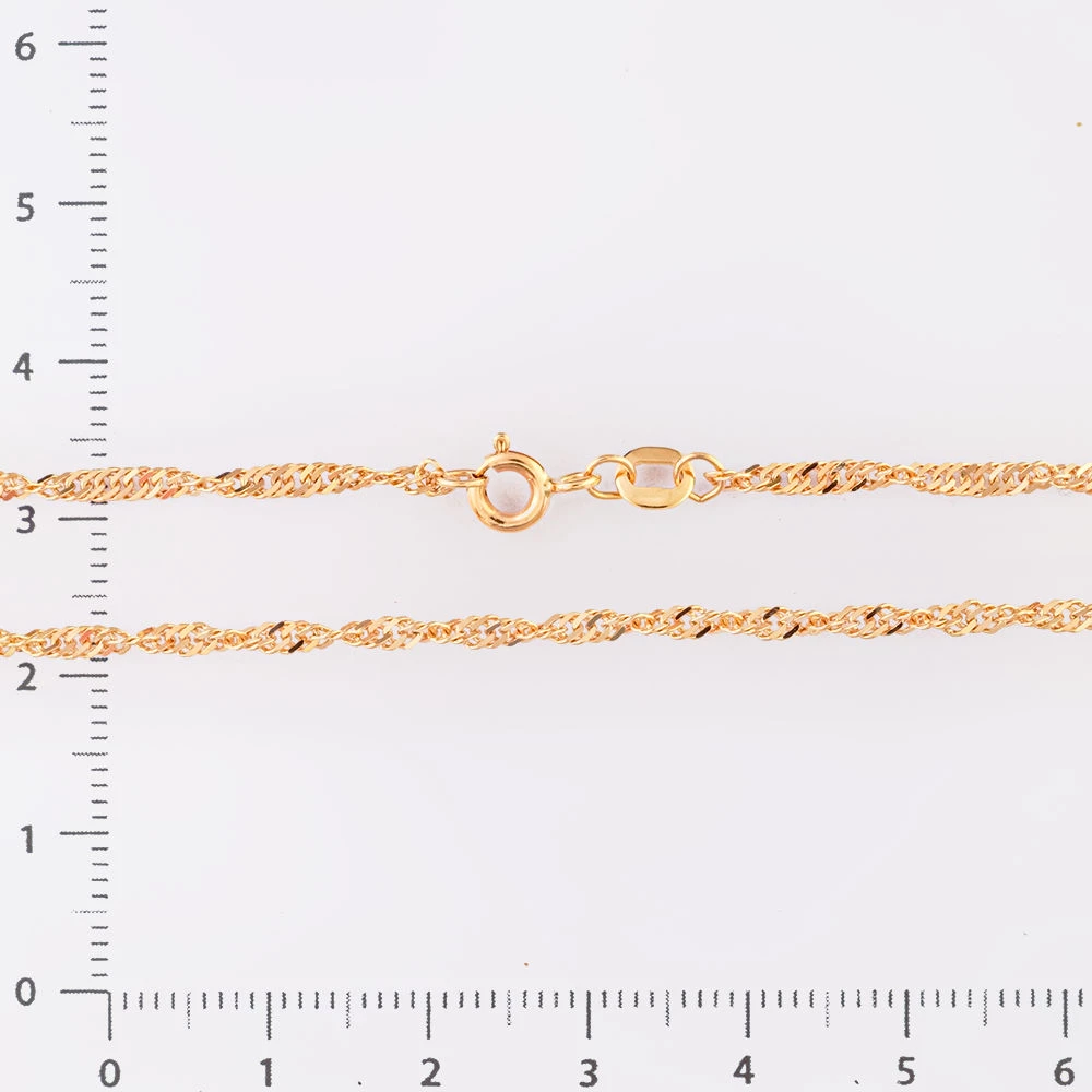 Цепь из красного золота 585 пробы