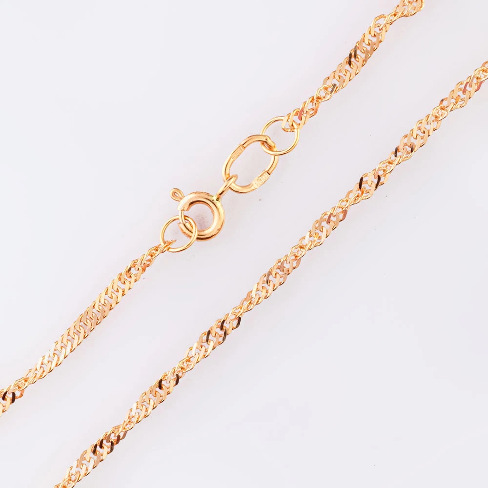 Цепь из красного золота 585 пробы