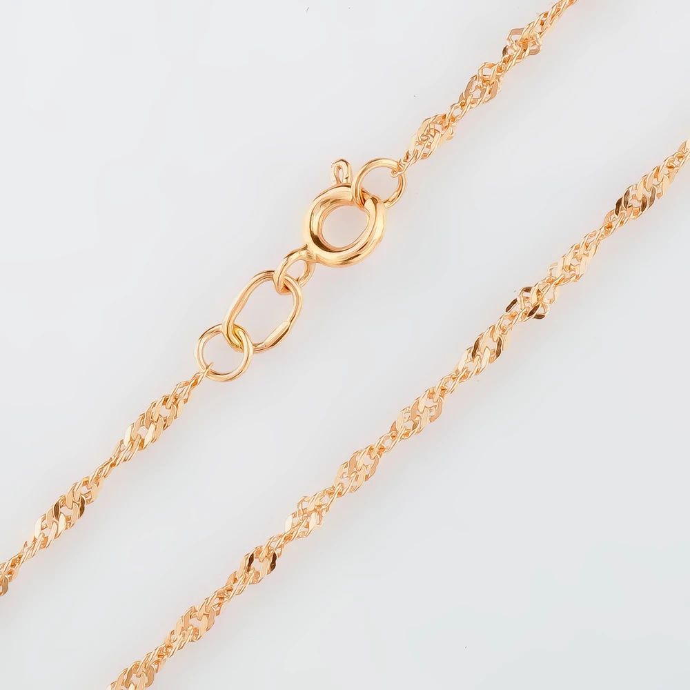 Цепь из красного золота 585 пробы