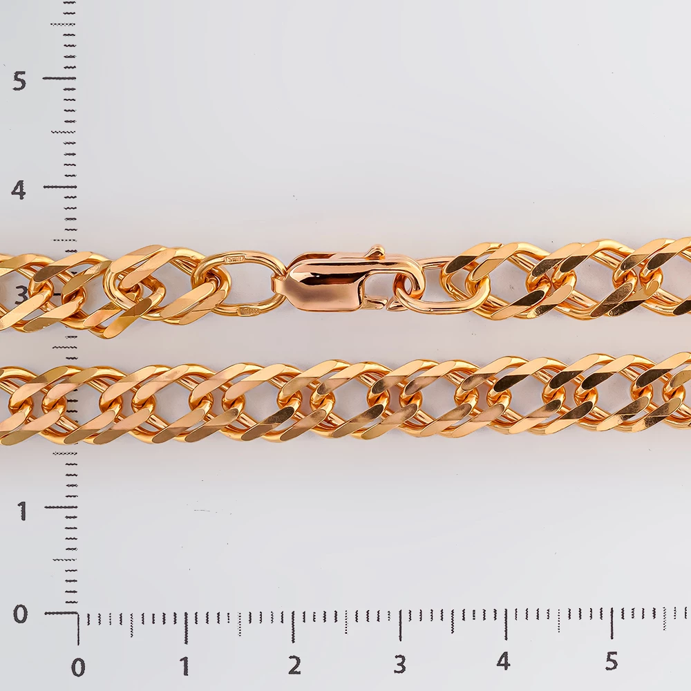 Цепь из красного золота 585 пробы