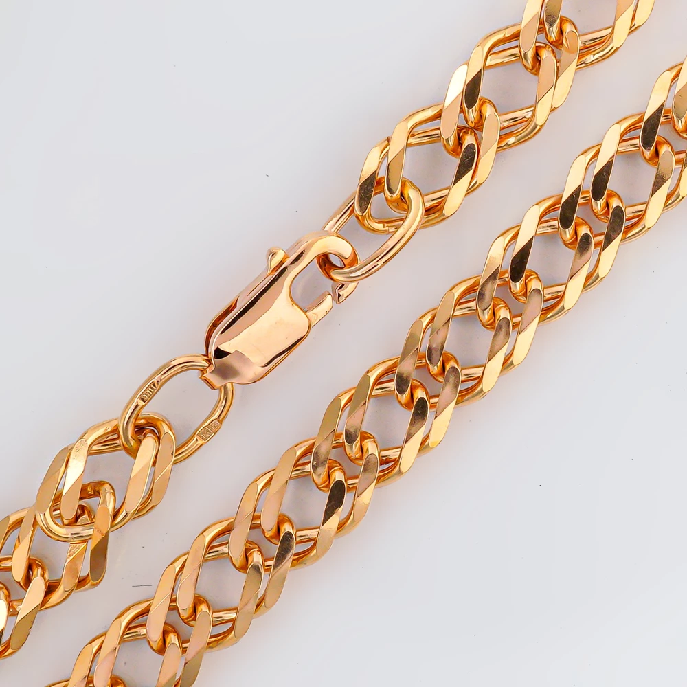 Цепь из красного золота 585 пробы