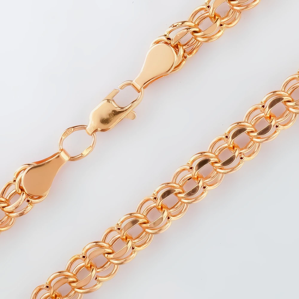 Цепь из красного золота 585 пробы