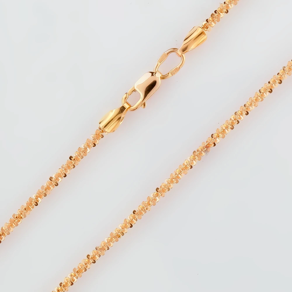 Цепь из красного золота 585 пробы