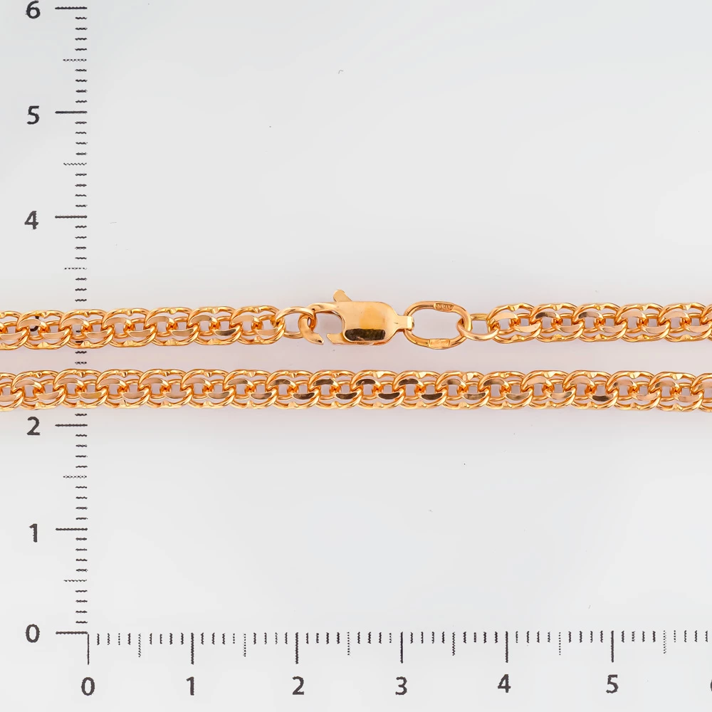 Цепь из красного золота 585 пробы