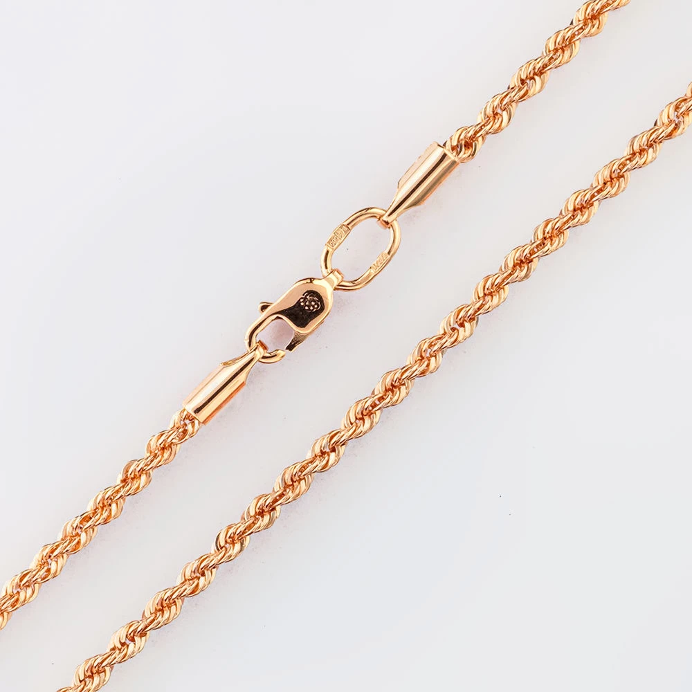 Цепь из красного золота 585 пробы