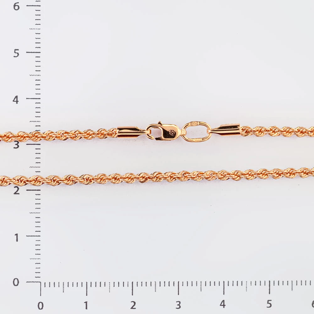 Цепь из красного золота 585 пробы